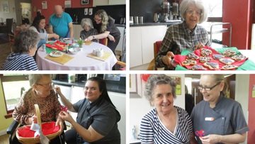 Valentine’s Day celebrations at Inverness care home